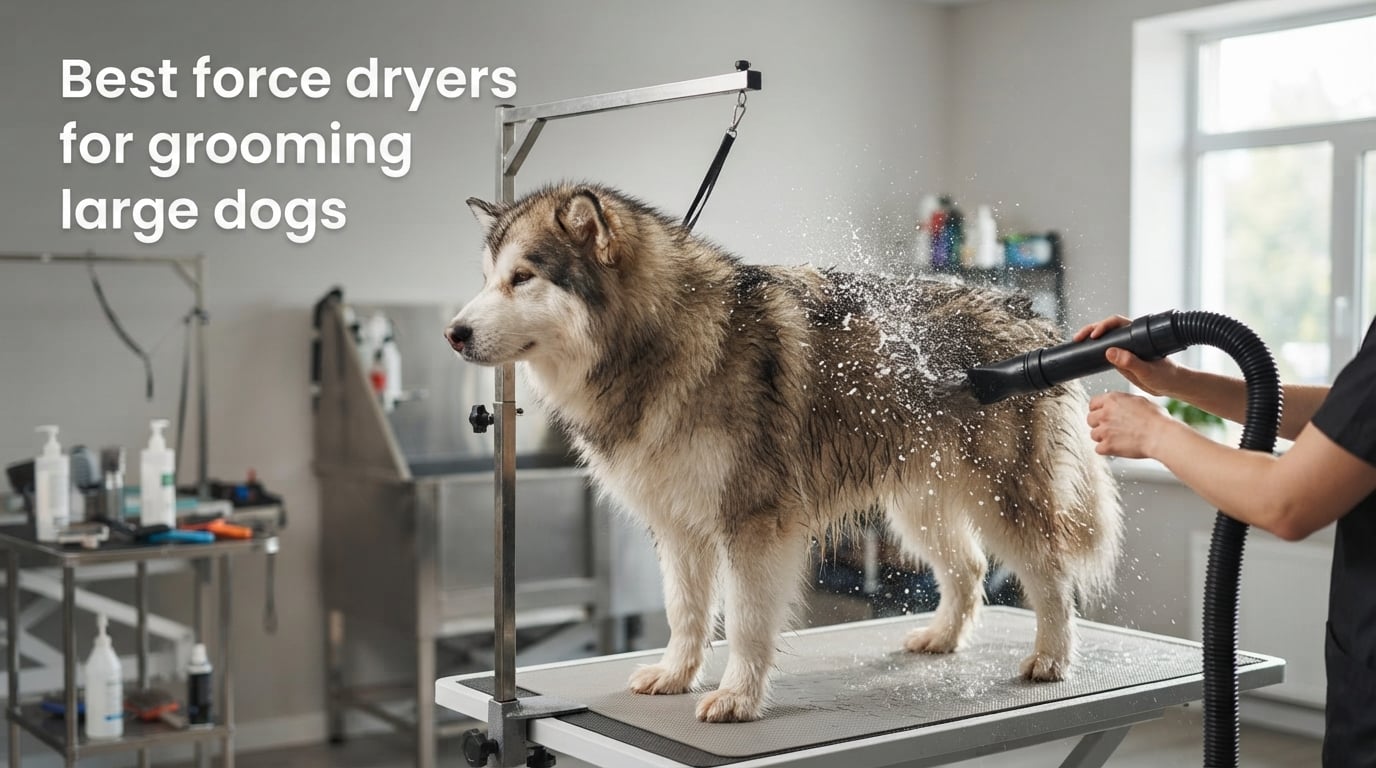Best force dryers for grooming large dogs