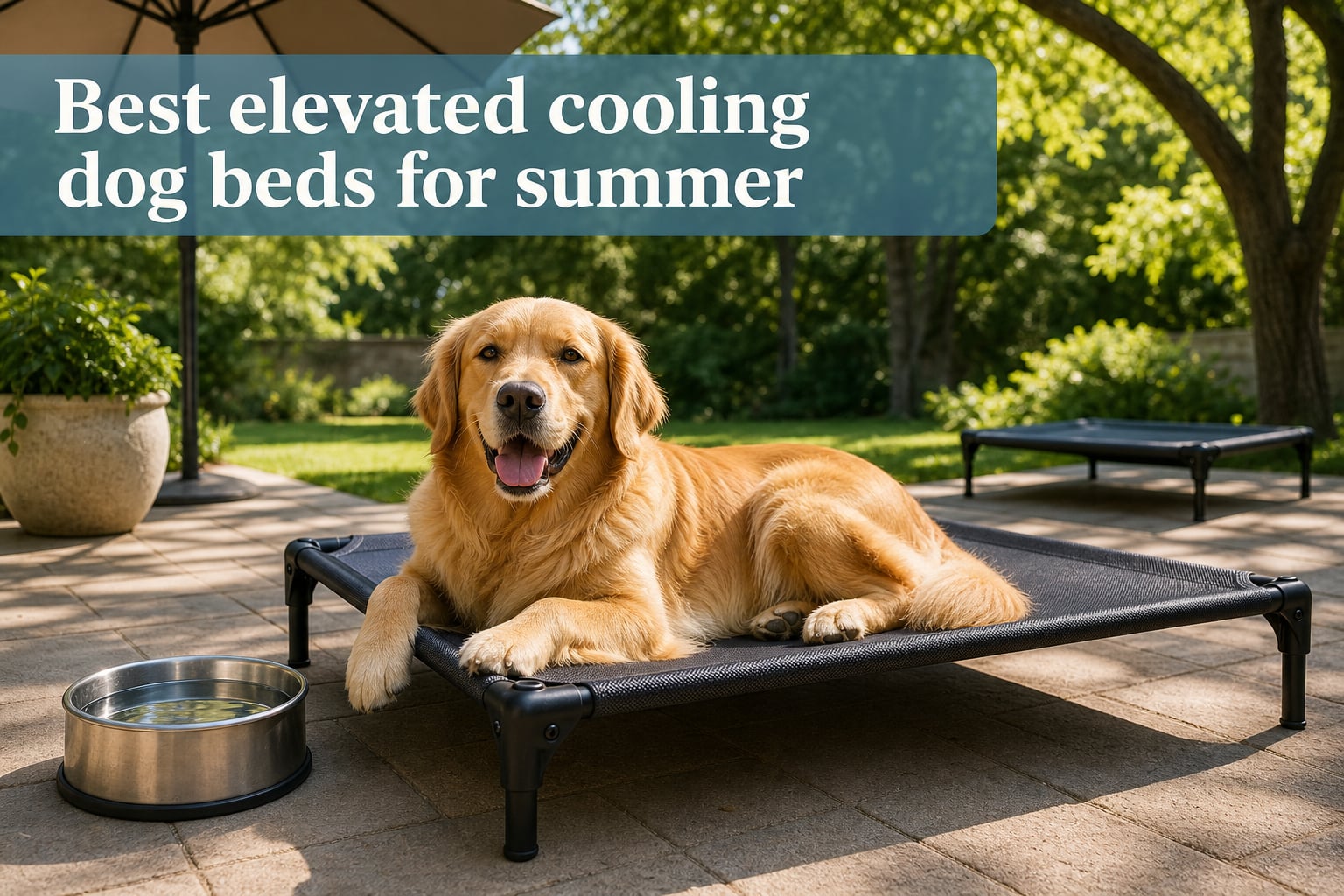 Best elevated cooling dog beds for summer