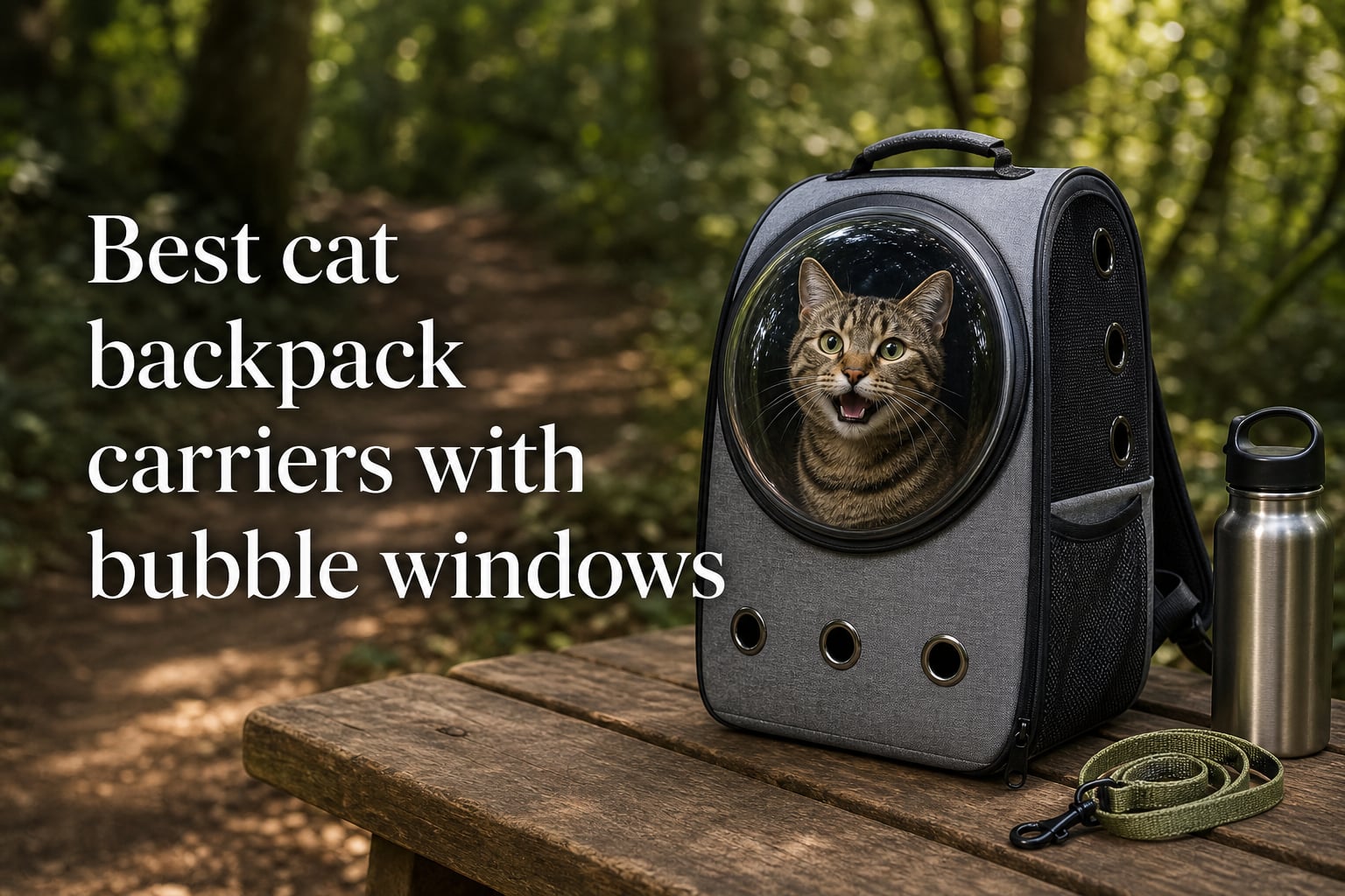 Best cat backpack carriers with bubble windows