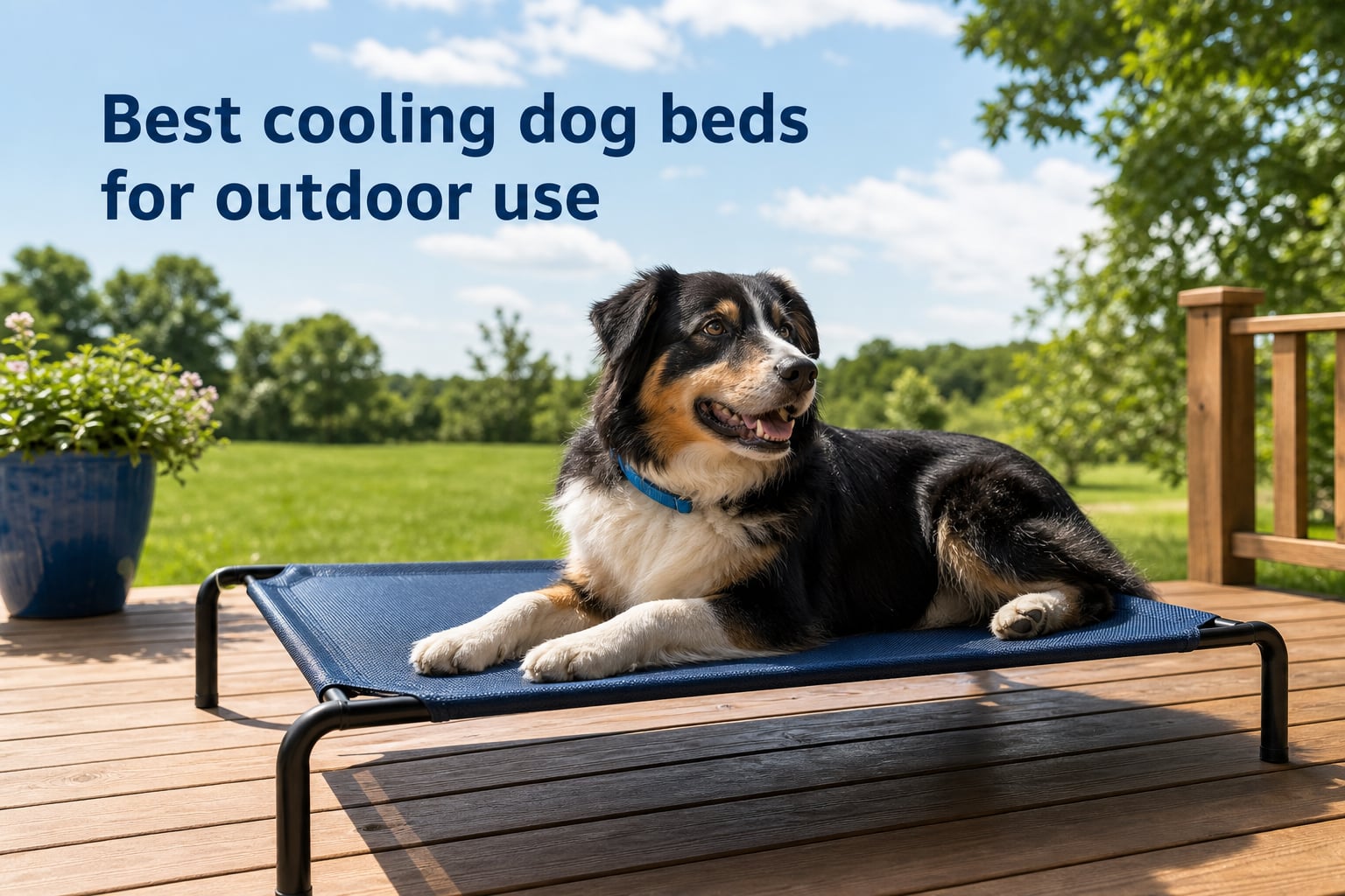 Best cooling dog beds for outdoor use
