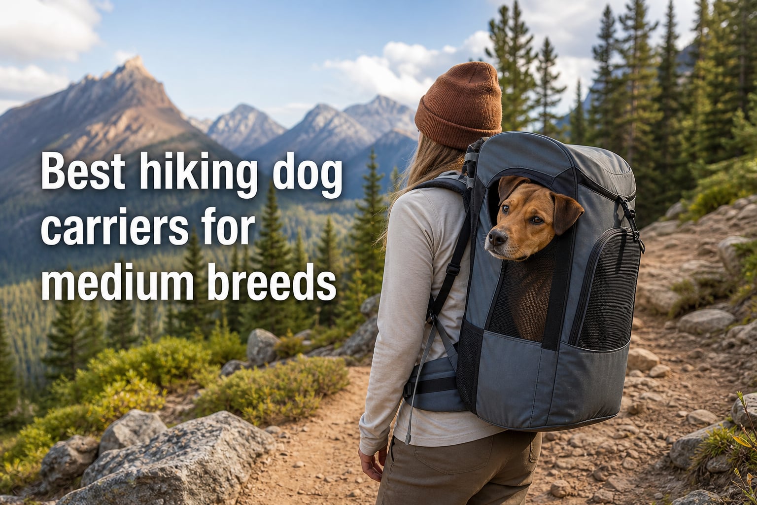 Best hiking dog carriers for medium breeds