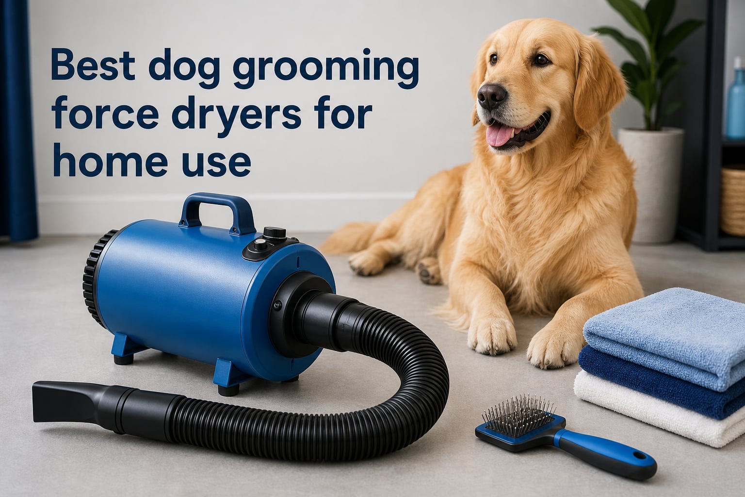 Best dog grooming force dryers for home use
