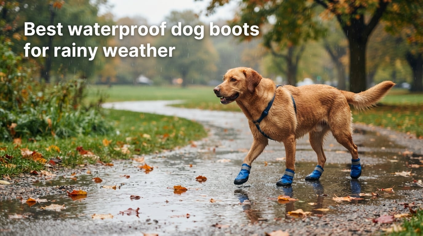 Best waterproof dog boots for rainy weather