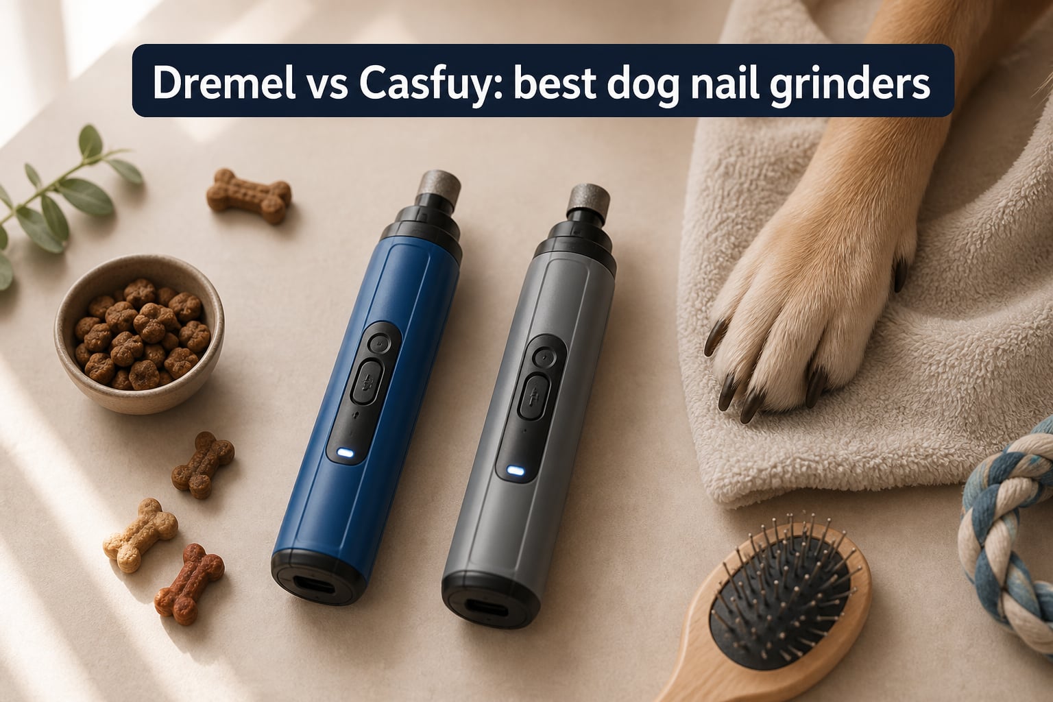 Dremel vs Casfuy: best dog nail grinders