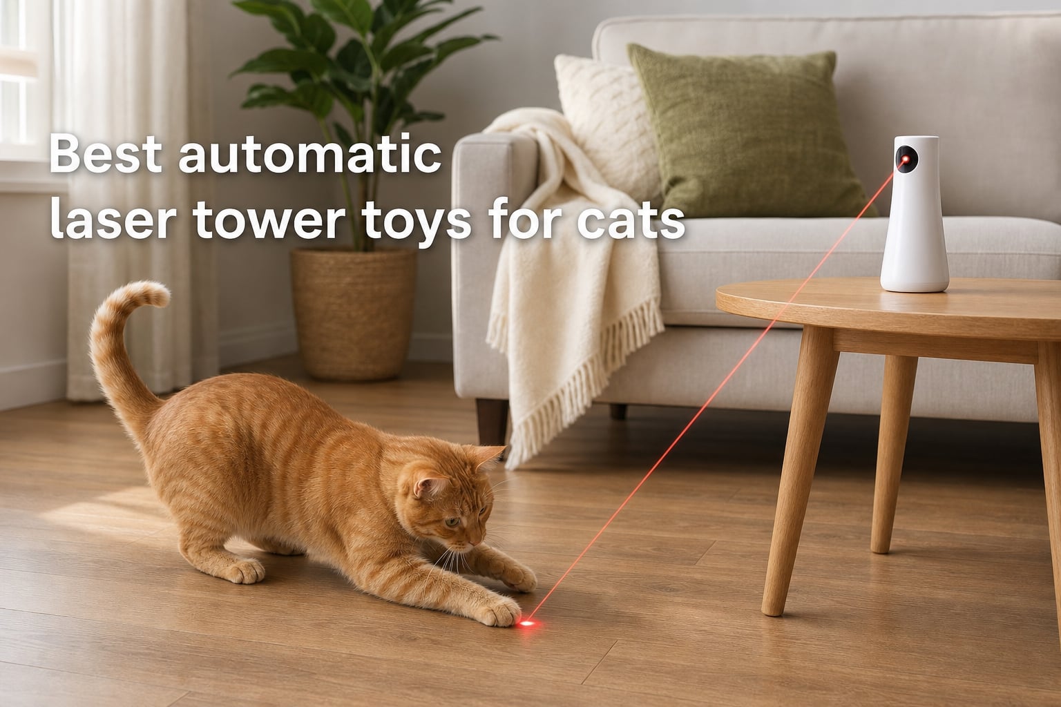 Best automatic laser tower toys for cats