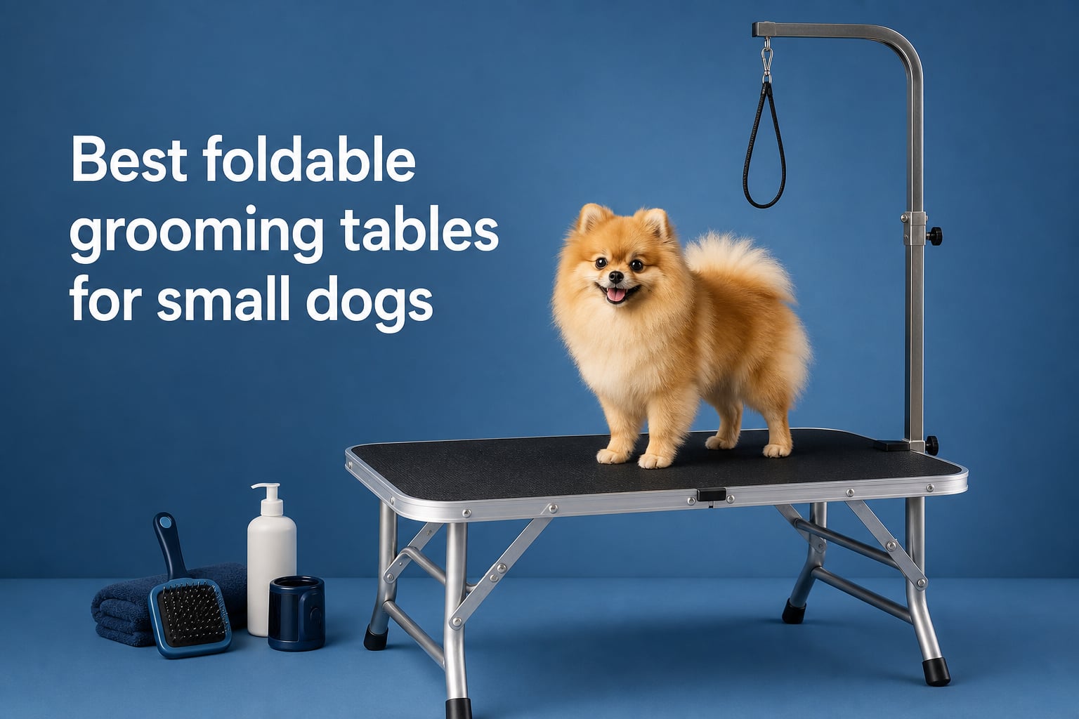 Best foldable grooming tables for small dogs