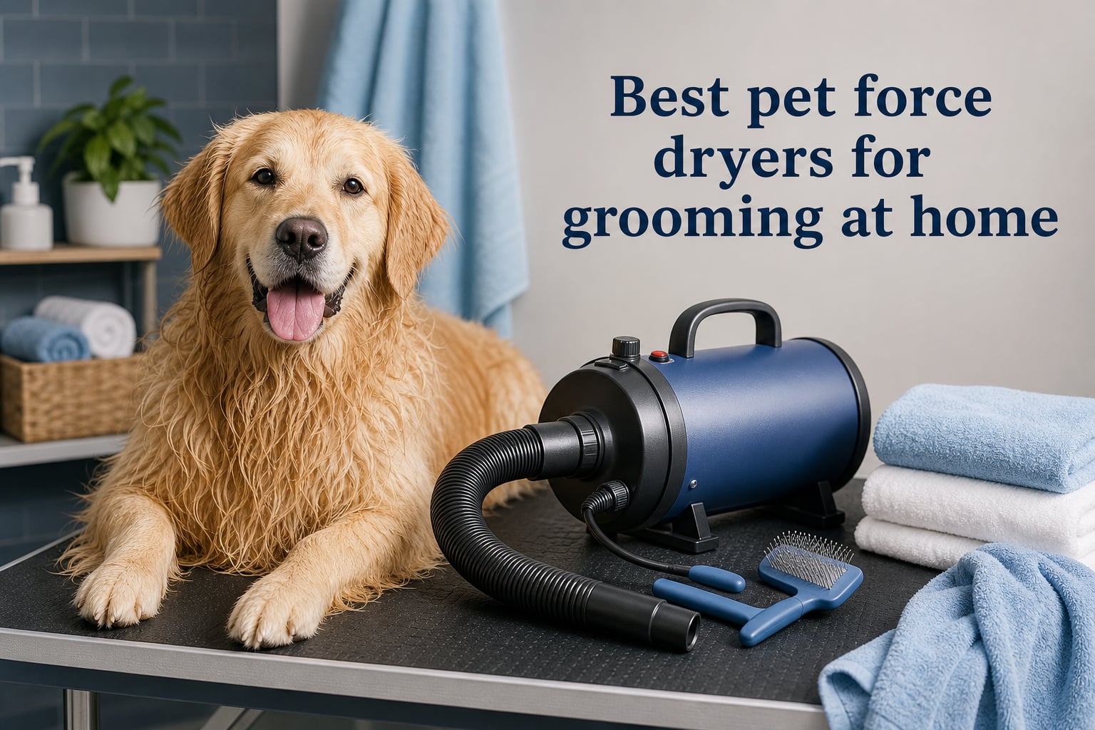 Best pet force dryers for grooming at home