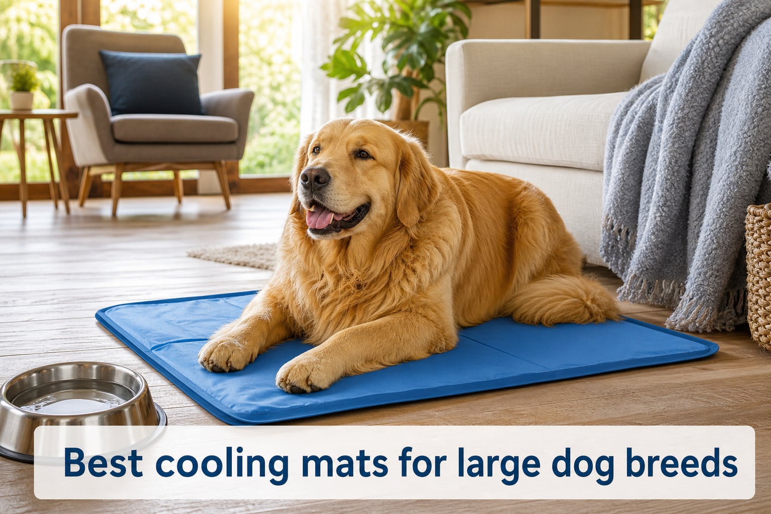 Best cooling mats for large dog breeds
