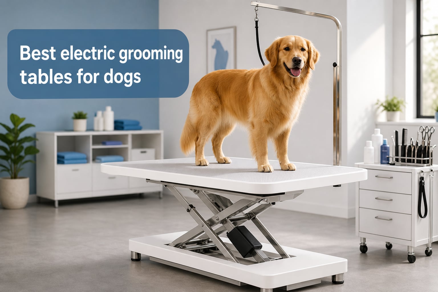 Best electric grooming tables for dogs