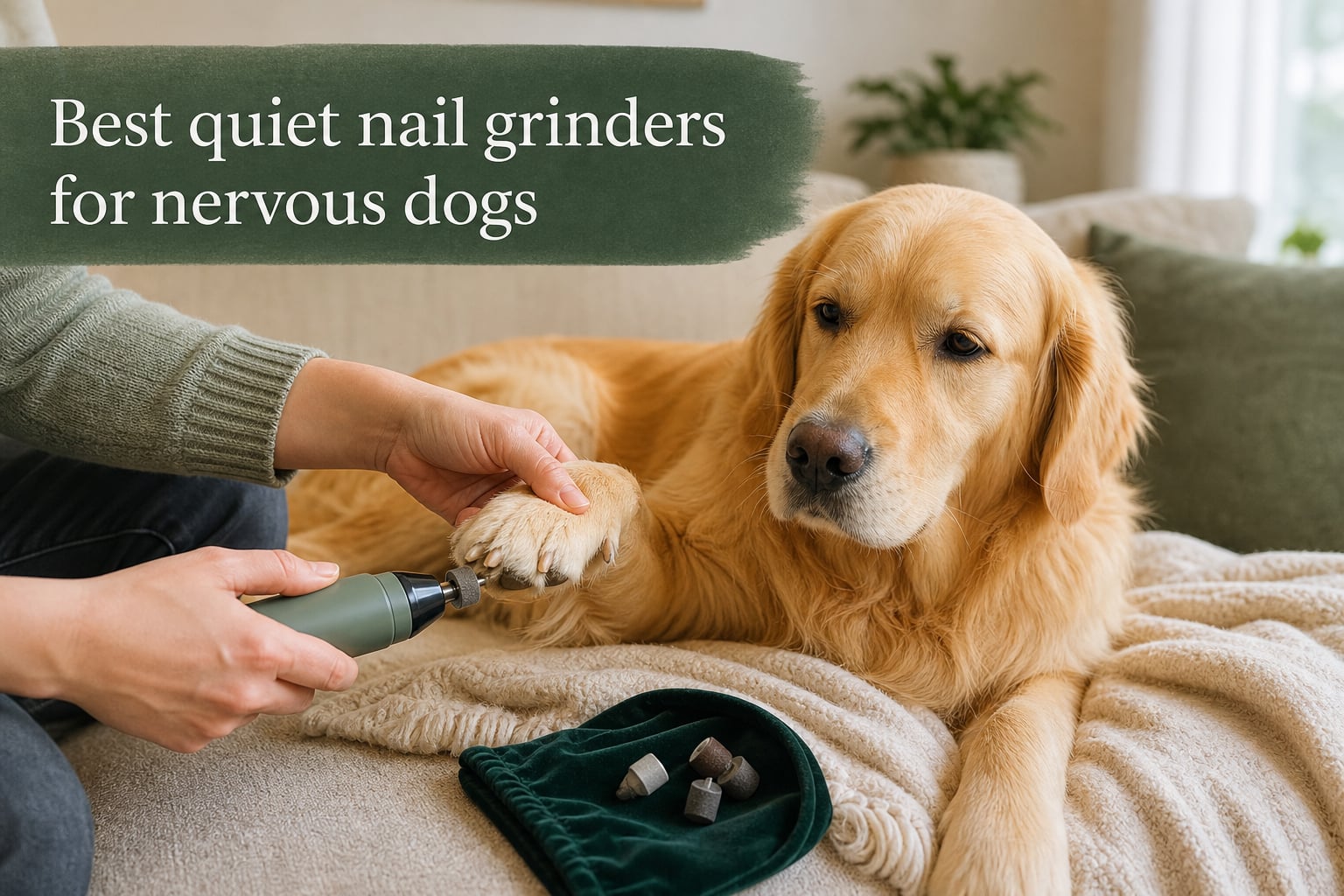Best quiet nail grinders for nervous dogs