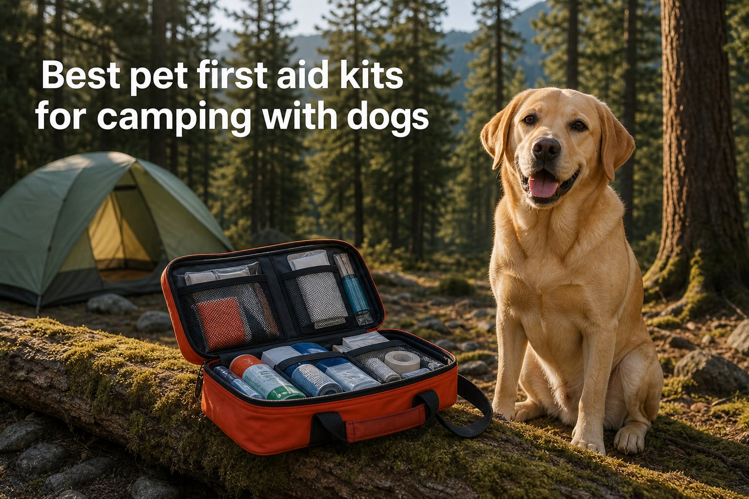 Best pet first aid kits for camping with dogs