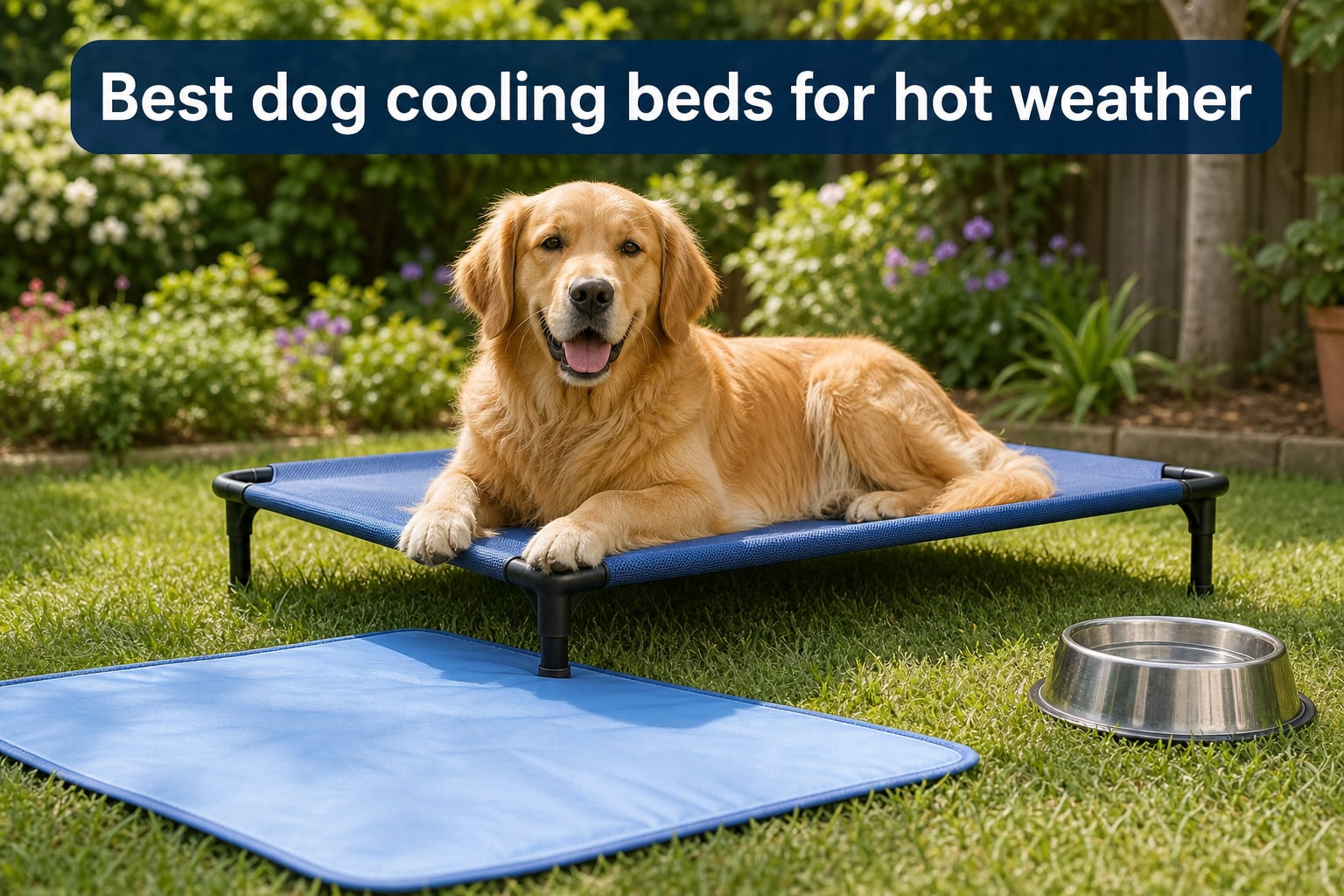 Best dog cooling beds for hot weather