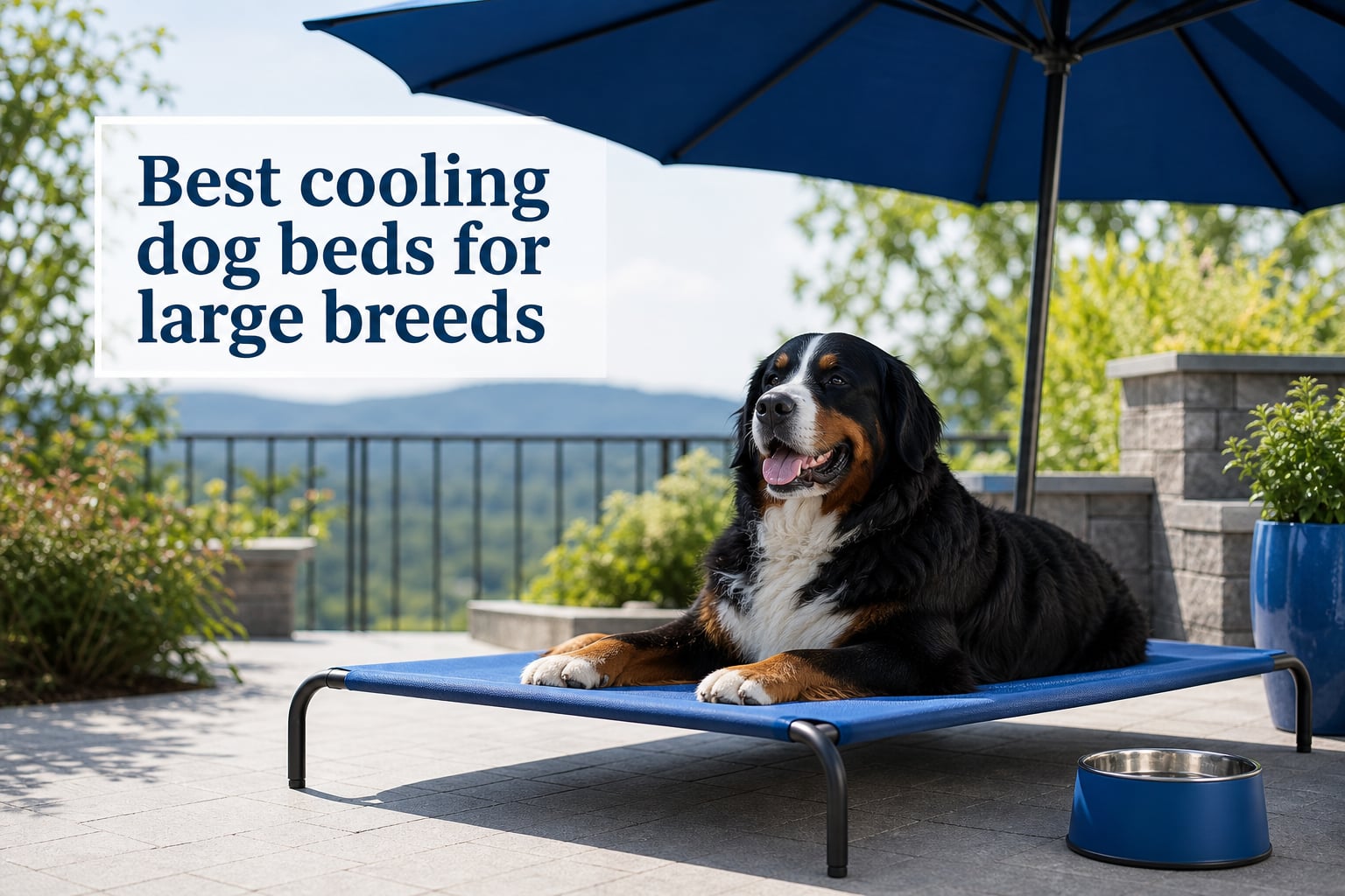 Best cooling dog beds for large breeds