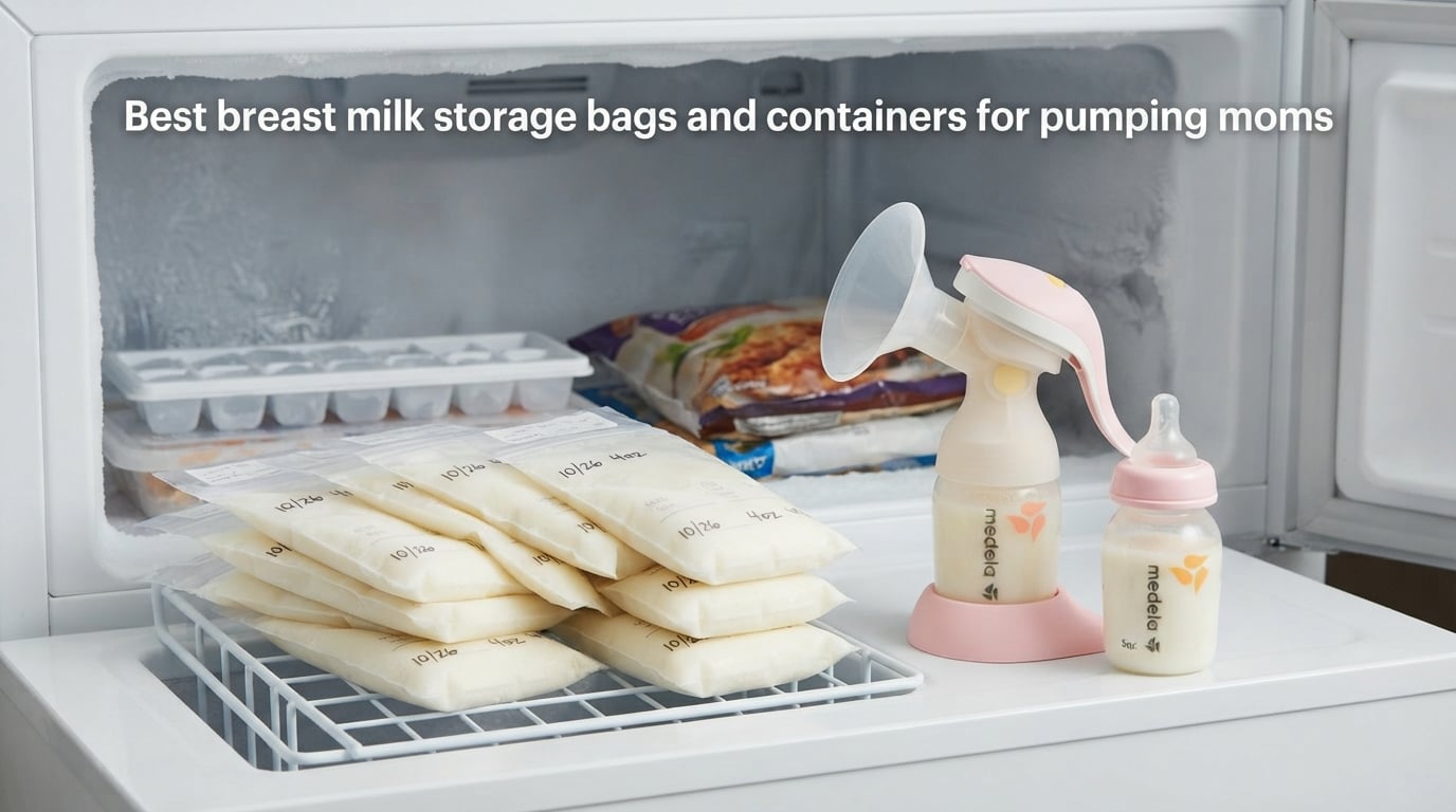 Best breast milk storage bags and containers for pumping moms