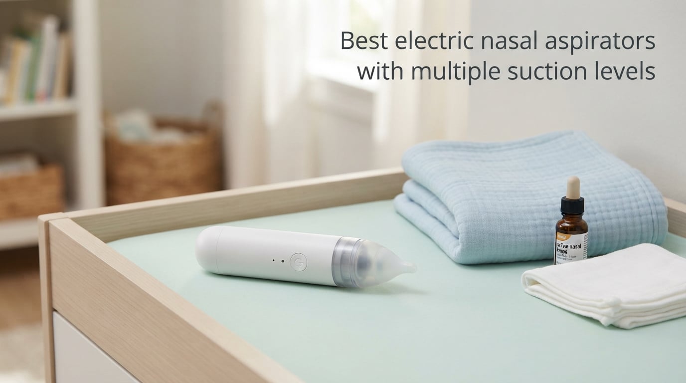 Best electric nasal aspirators with multiple suction levels