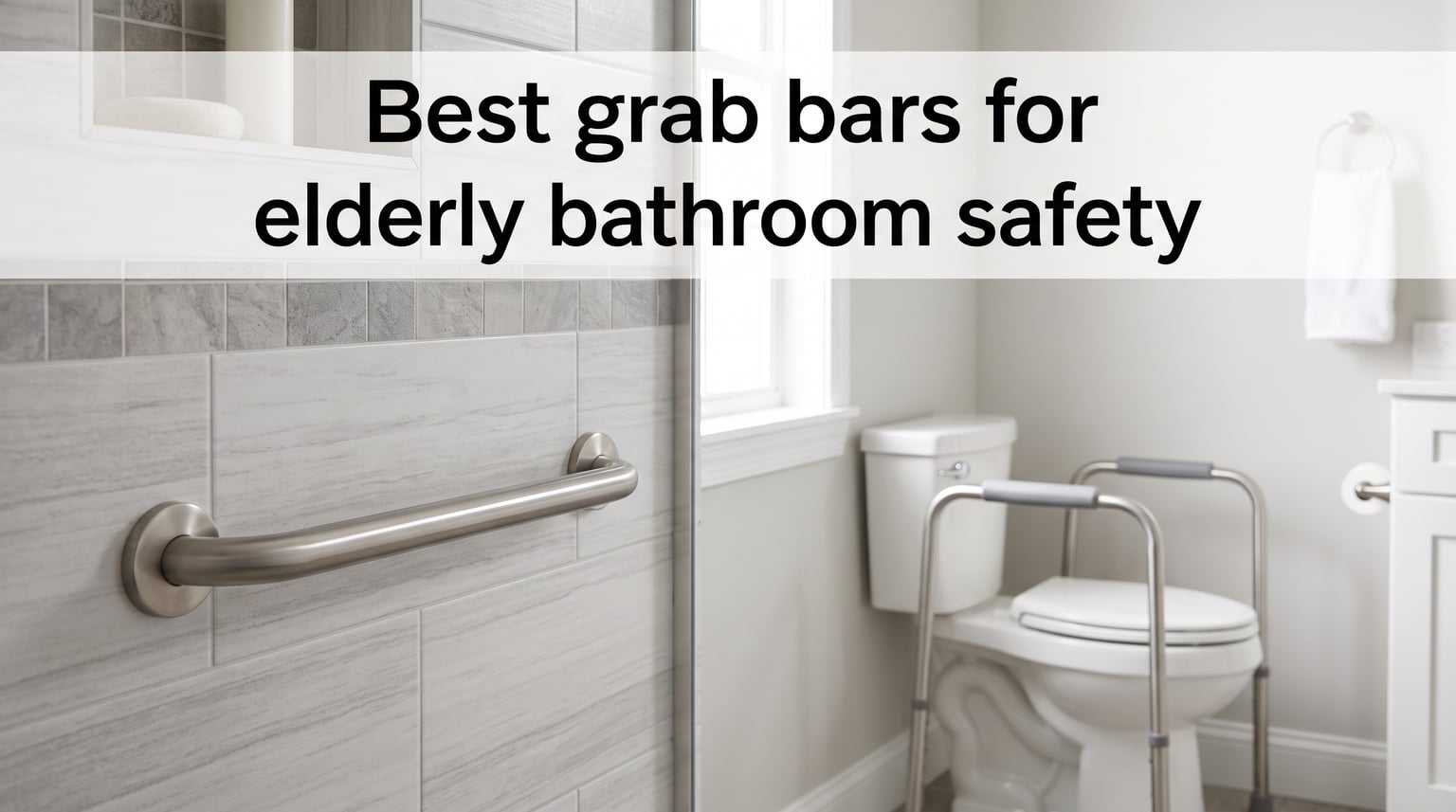 Best grab bars for elderly bathroom safety