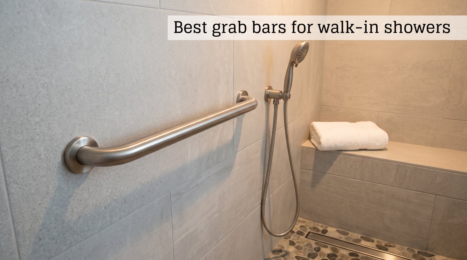 Best grab bars for walk-in showers