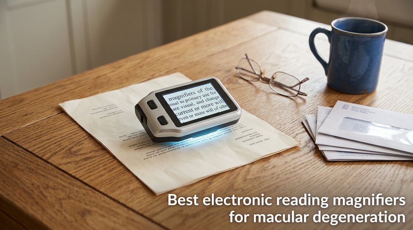Best electronic reading magnifiers for macular degeneration
