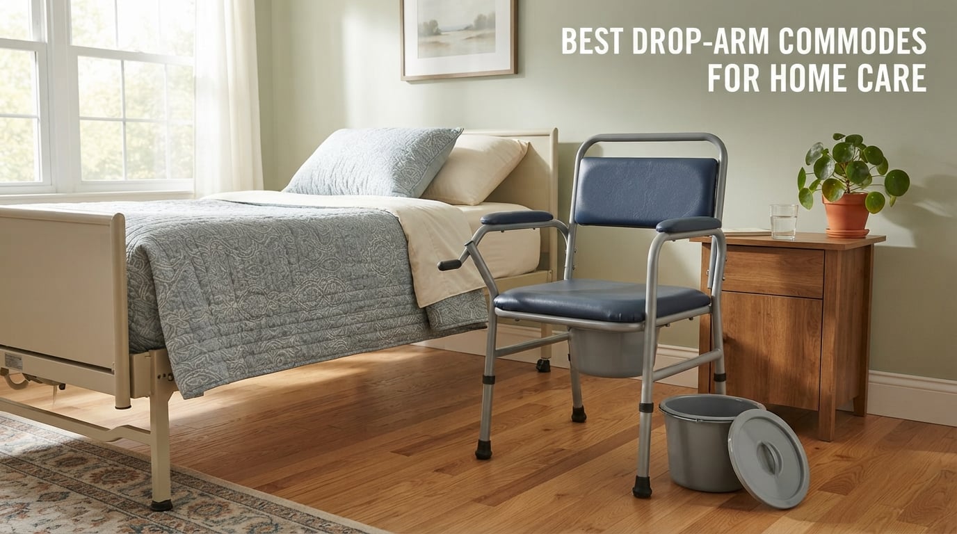Best drop-arm commodes for home care