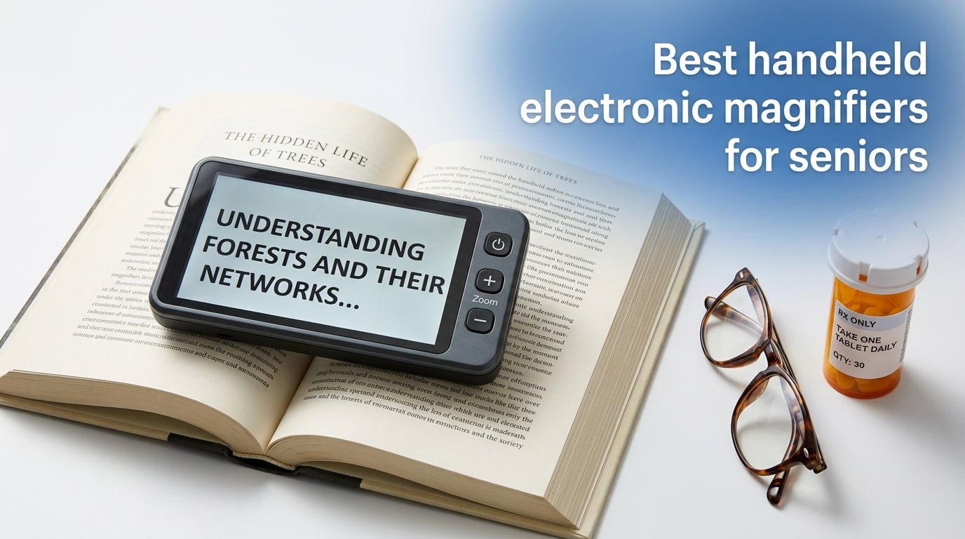 Best handheld electronic magnifiers for seniors