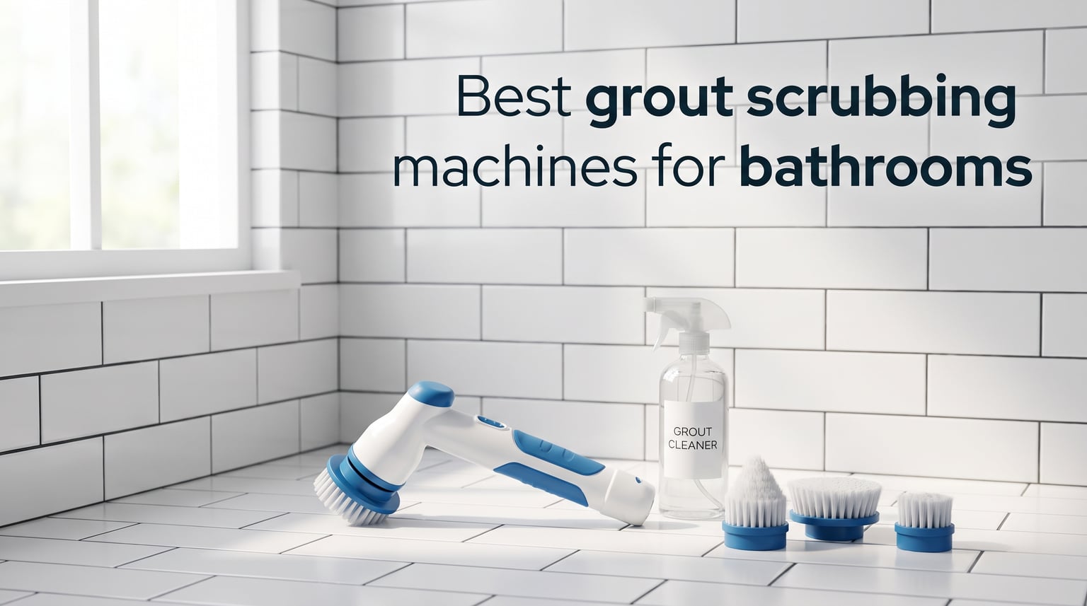 Best grout scrubbing machines for bathrooms