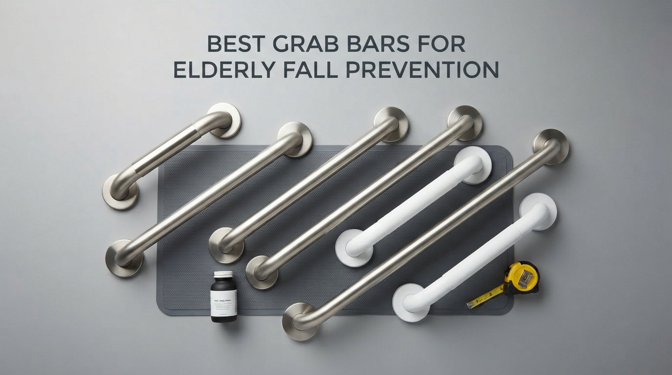 Best grab bars for elderly fall prevention