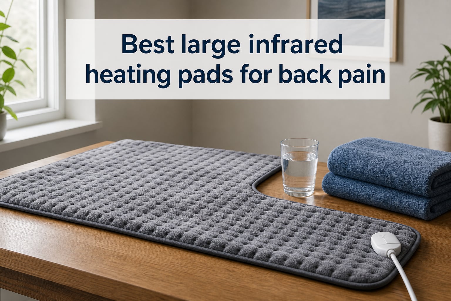 Best large infrared heating pads for back pain
