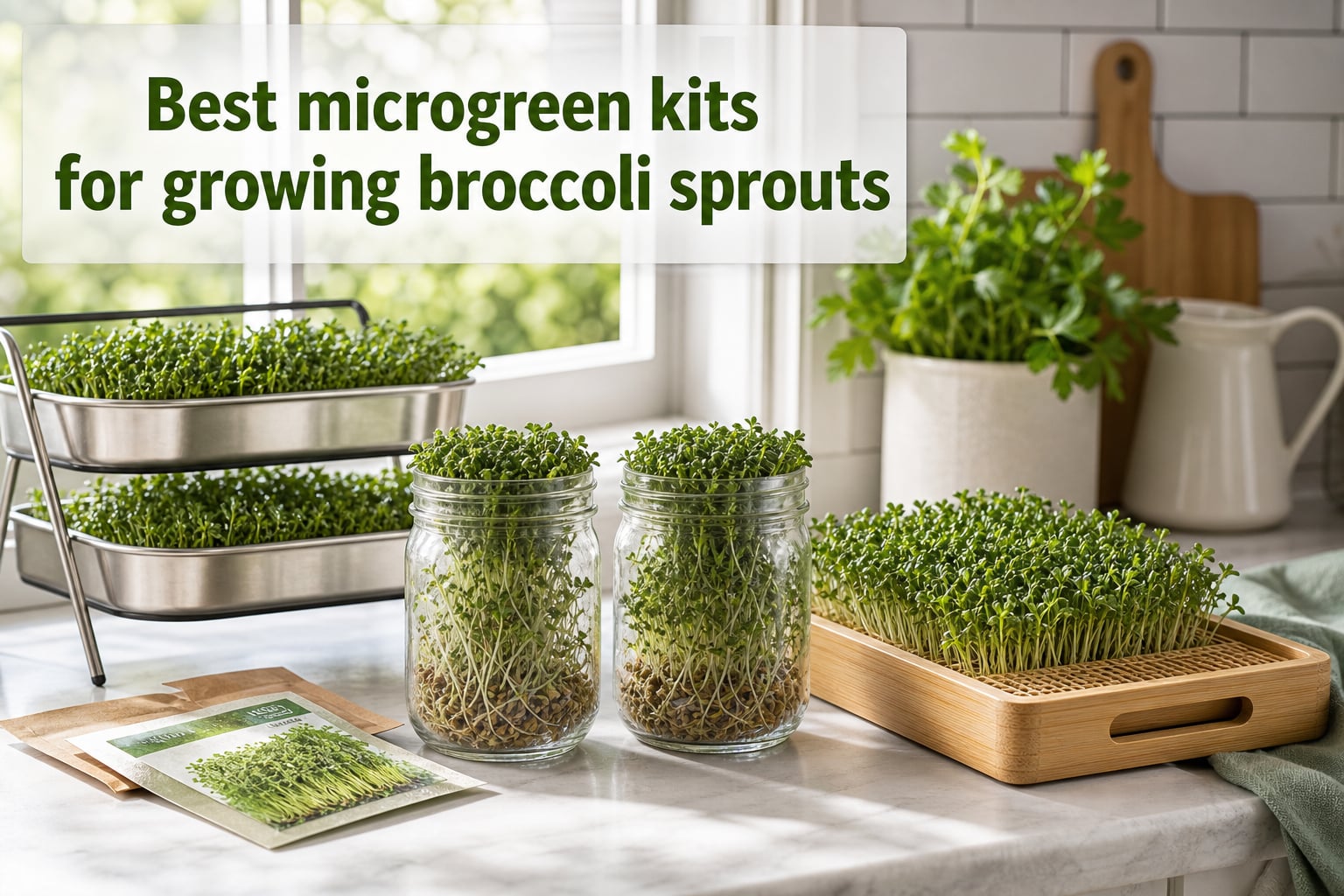 Best microgreen kits for growing broccoli sprouts