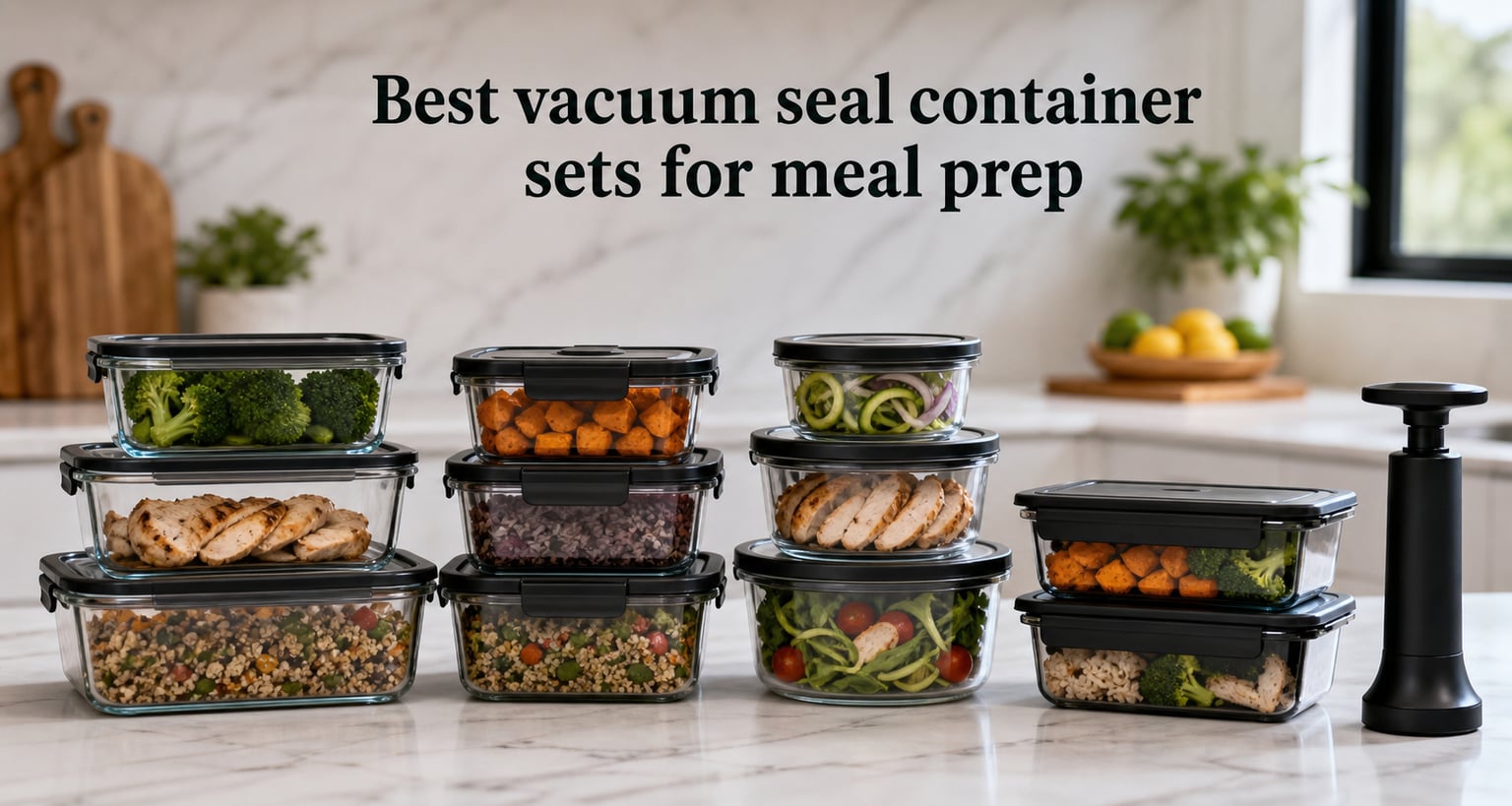 Best vacuum seal container sets for meal prep