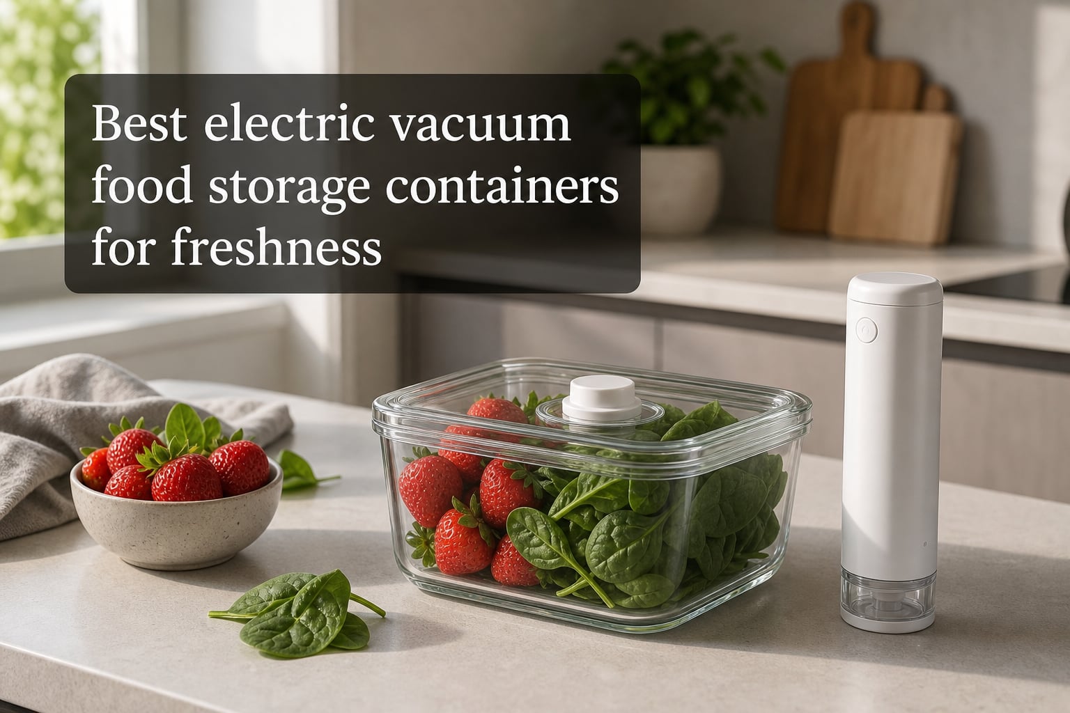 Best electric vacuum food storage containers for freshness