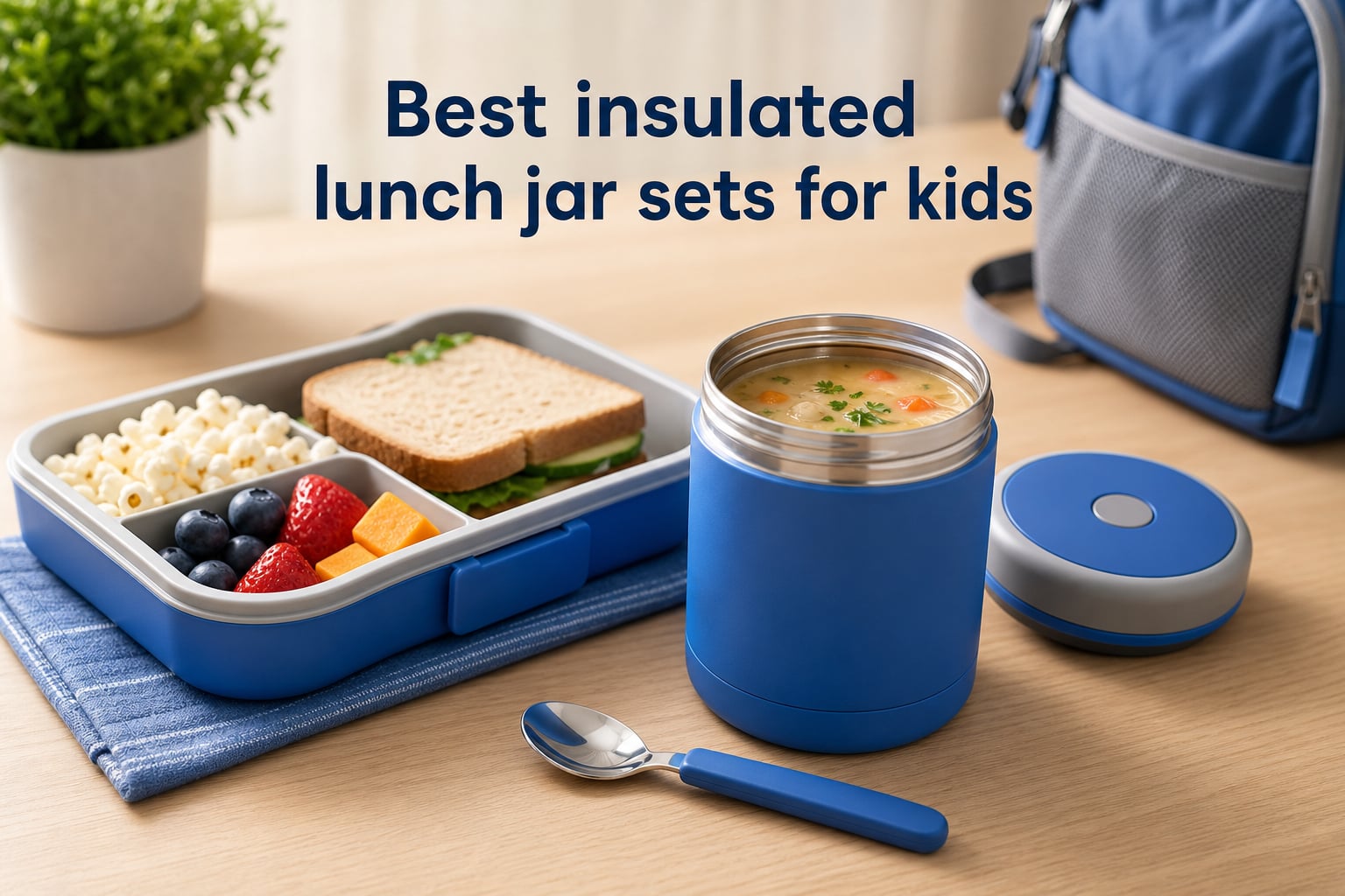 Best insulated lunch jar sets for kids