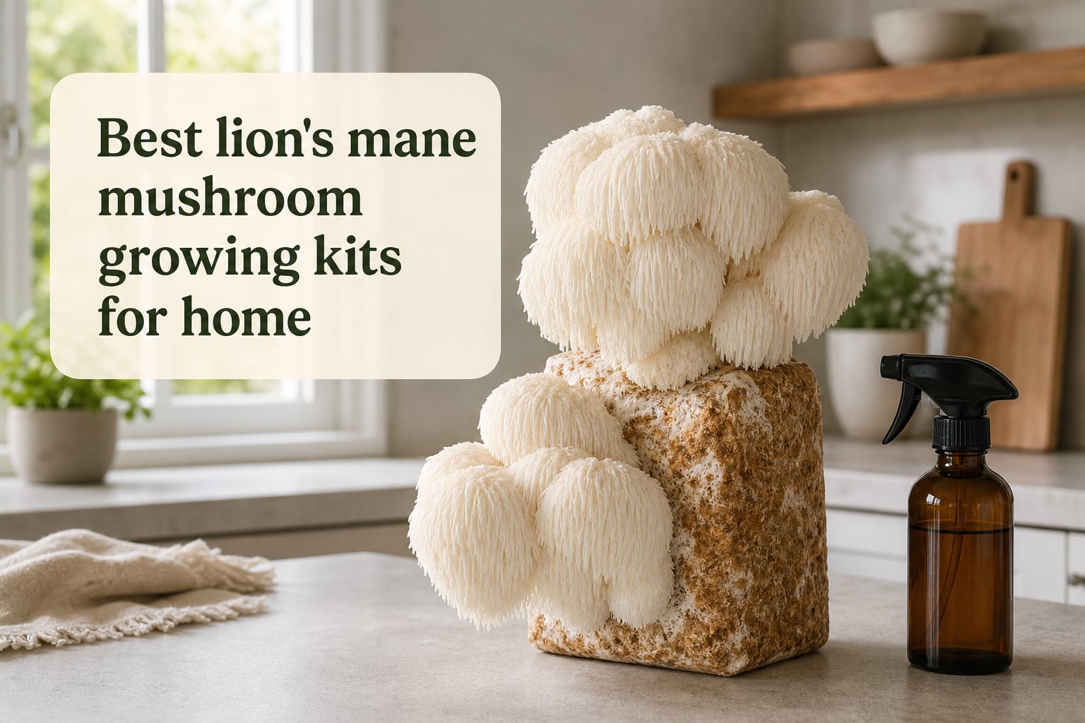 Best lion's mane mushroom growing kits for home