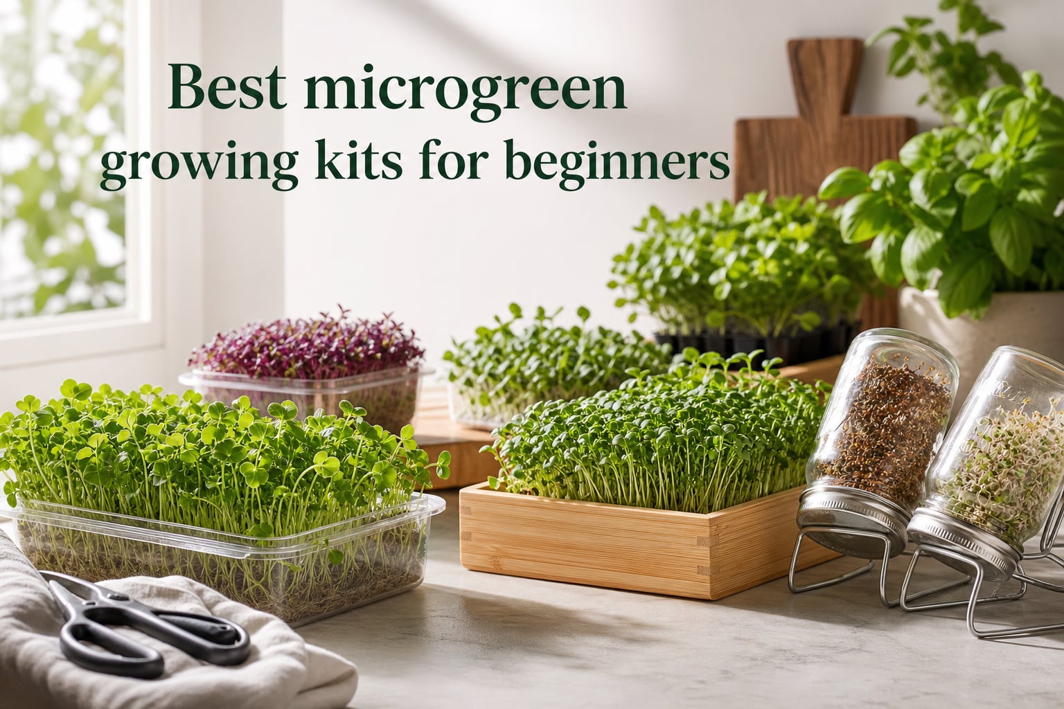 Best microgreen growing kits for beginners