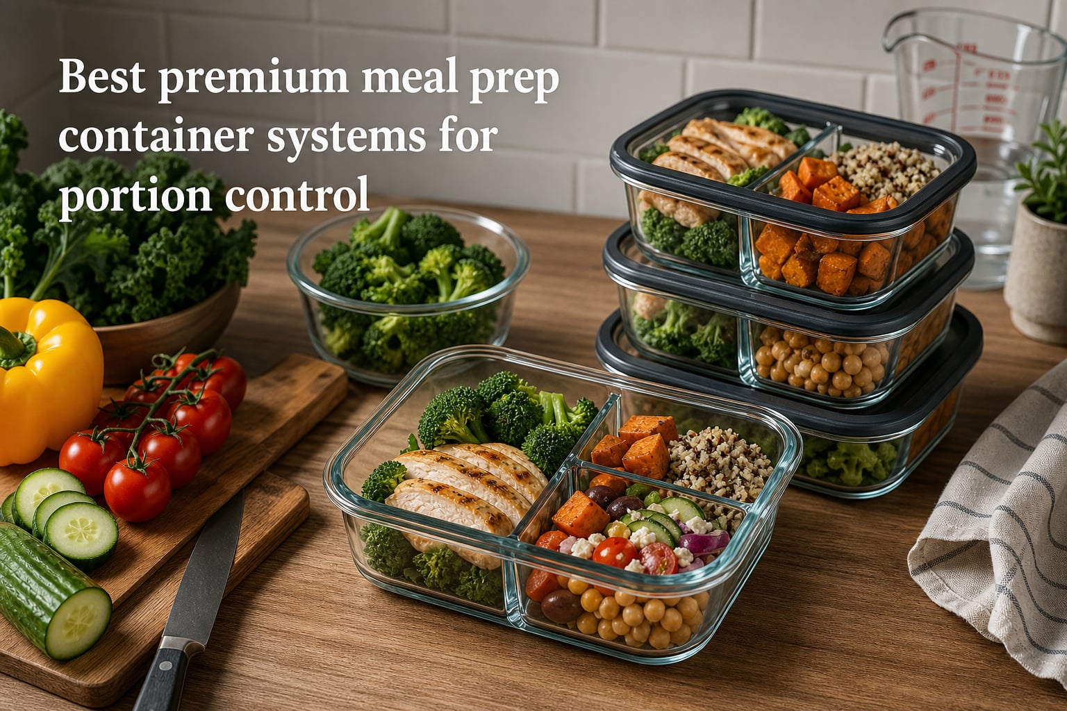 Best premium meal prep container systems for portion control