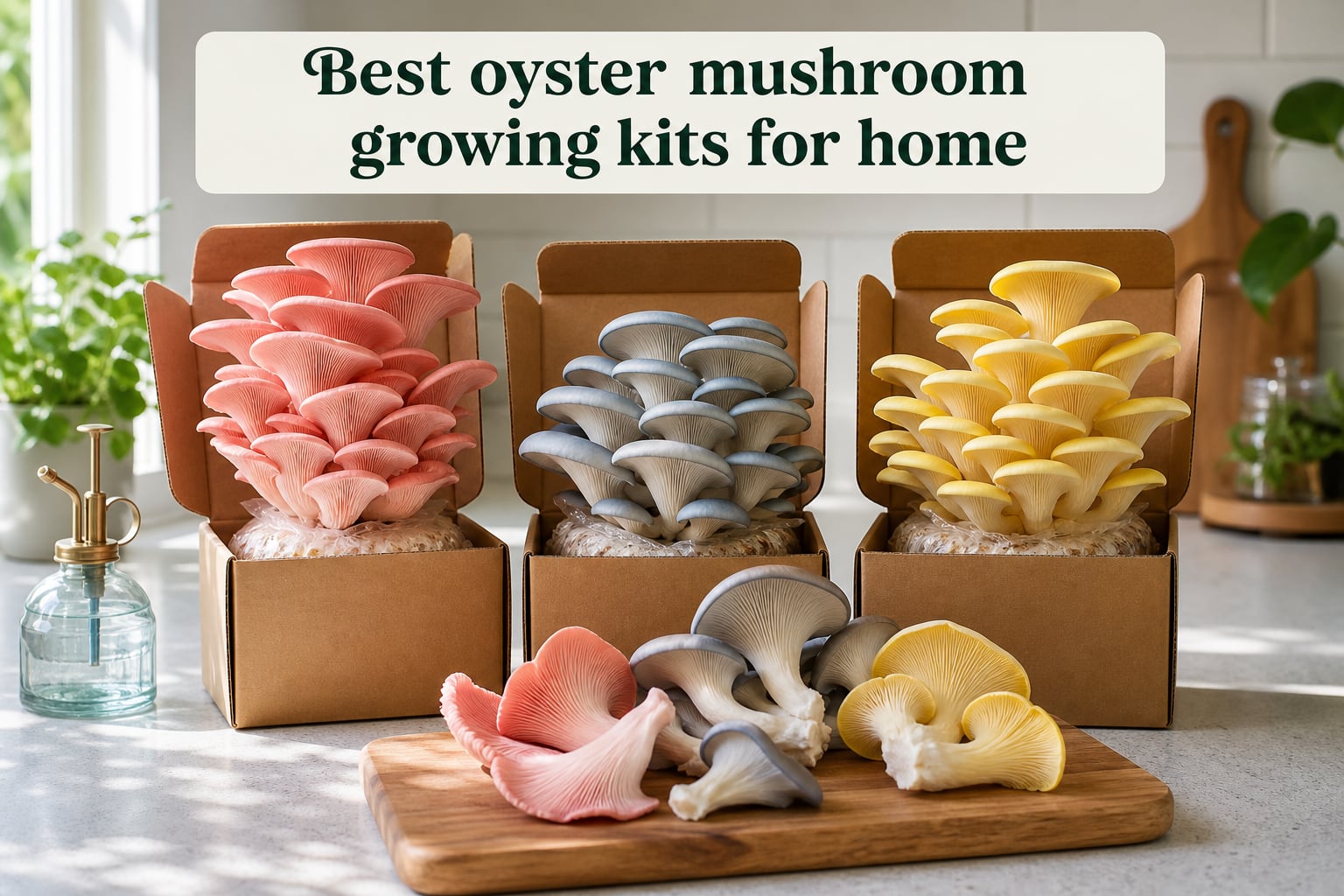 Best oyster mushroom growing kits for home