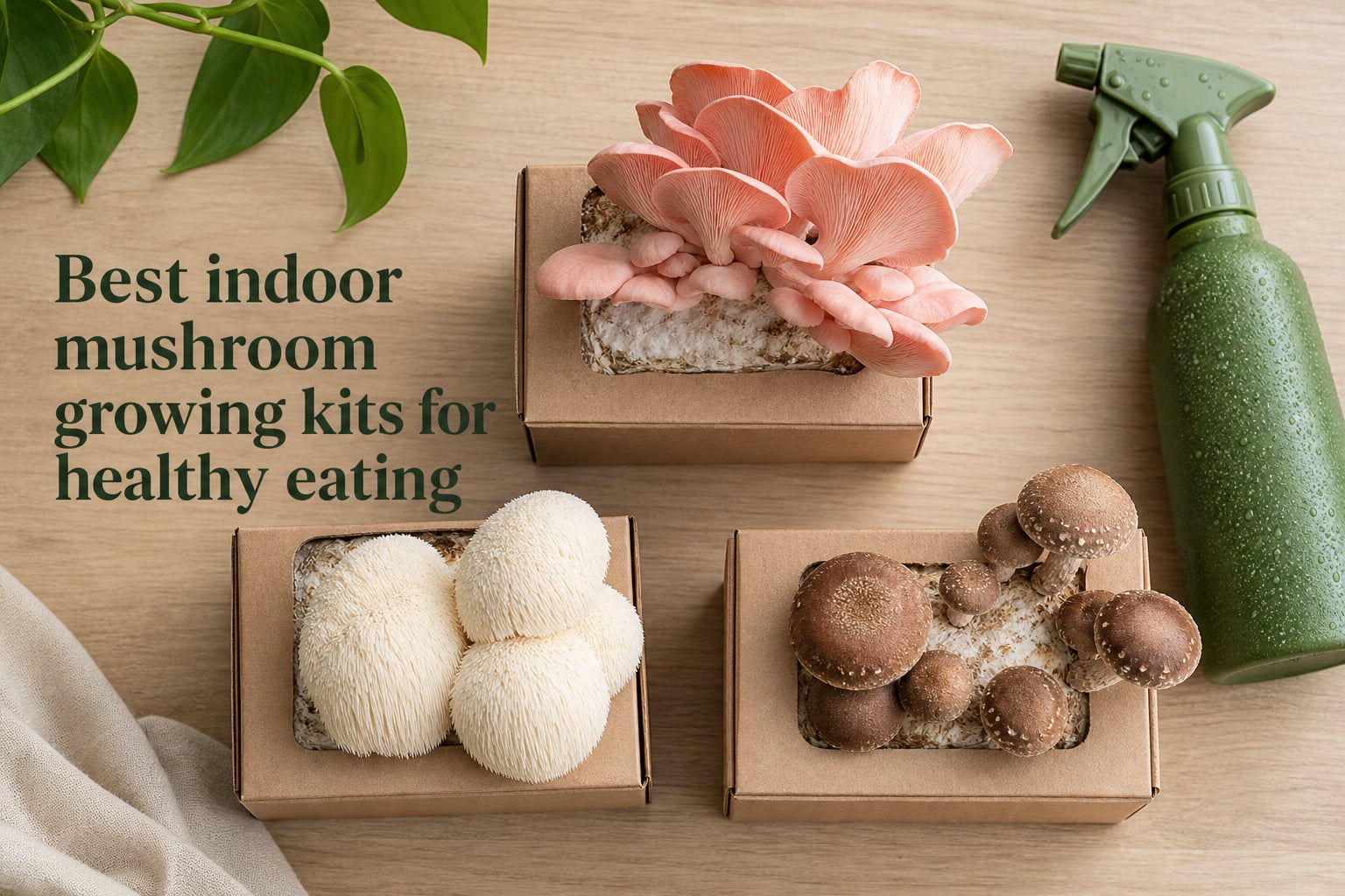 Best indoor mushroom growing kits for healthy eating