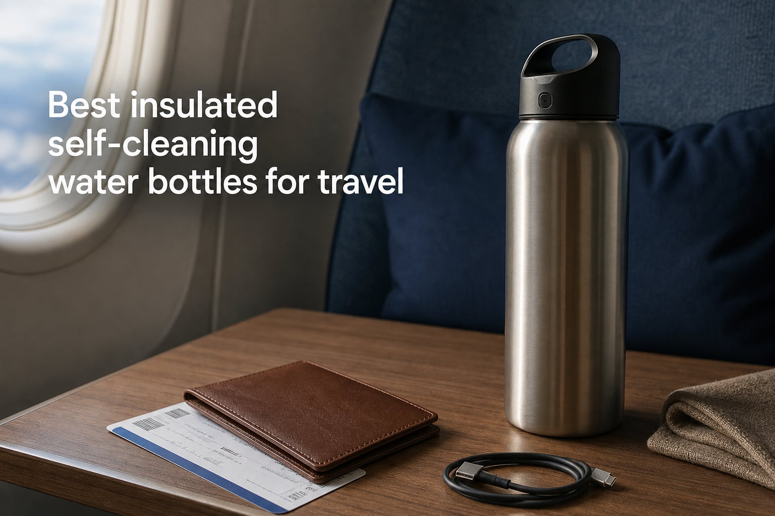Best insulated self-cleaning water bottles for travel