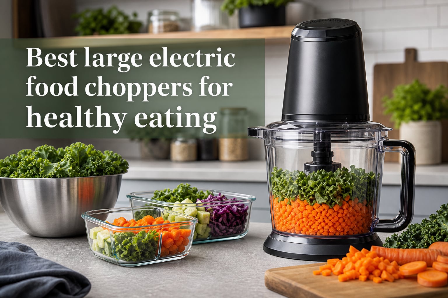 Best large electric food choppers for healthy eating