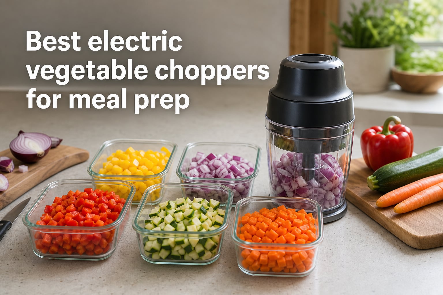 Best electric vegetable choppers for meal prep
