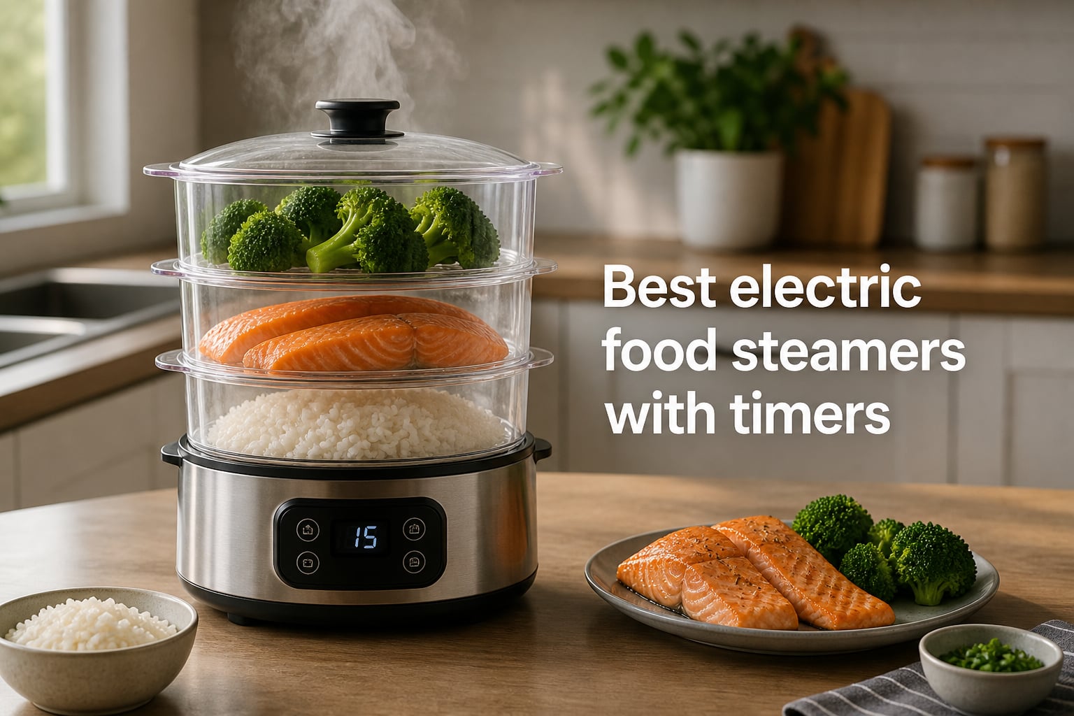 Best electric food steamers with timers