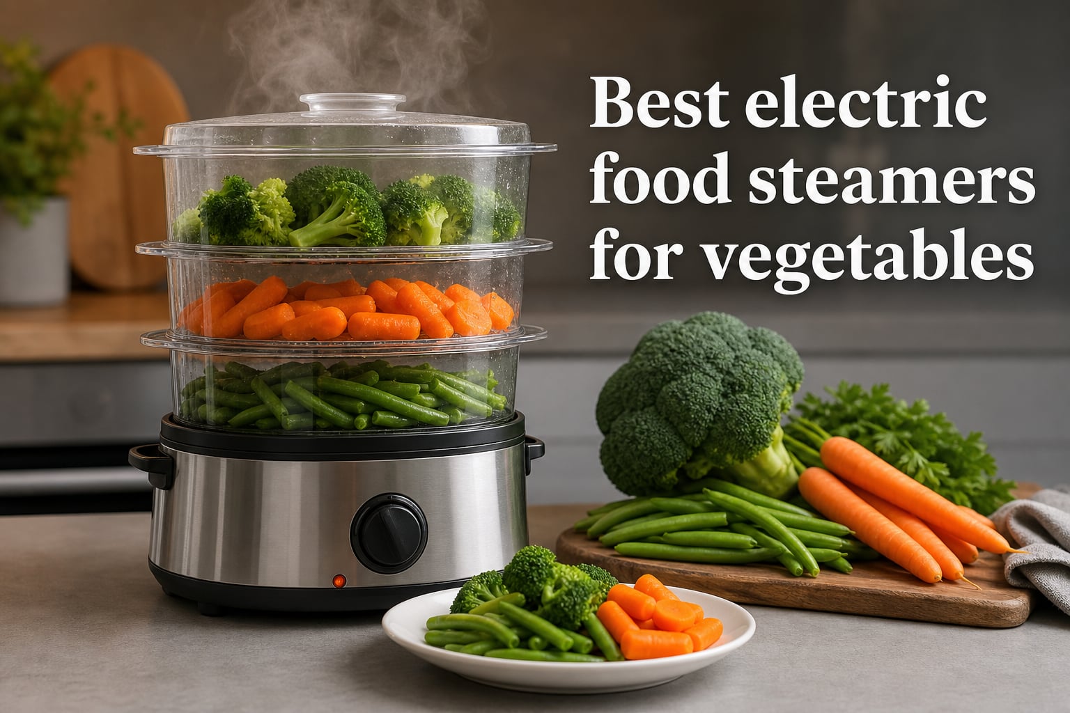 Best electric food steamers for vegetables
