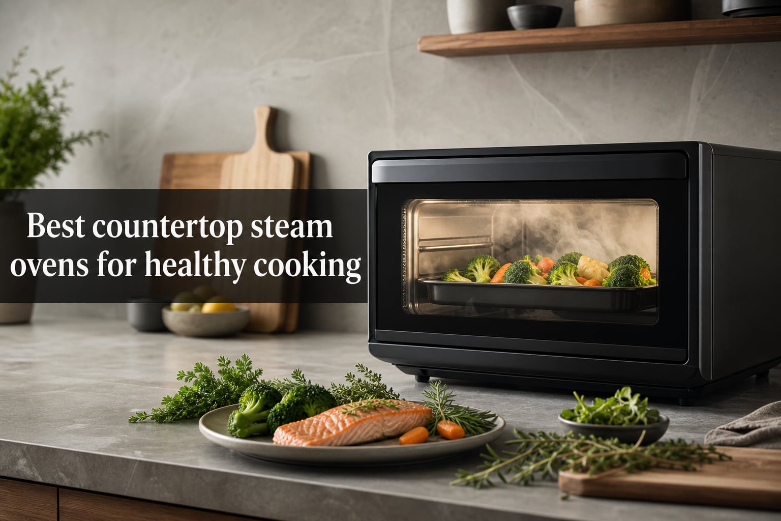 Best countertop steam ovens for healthy cooking
