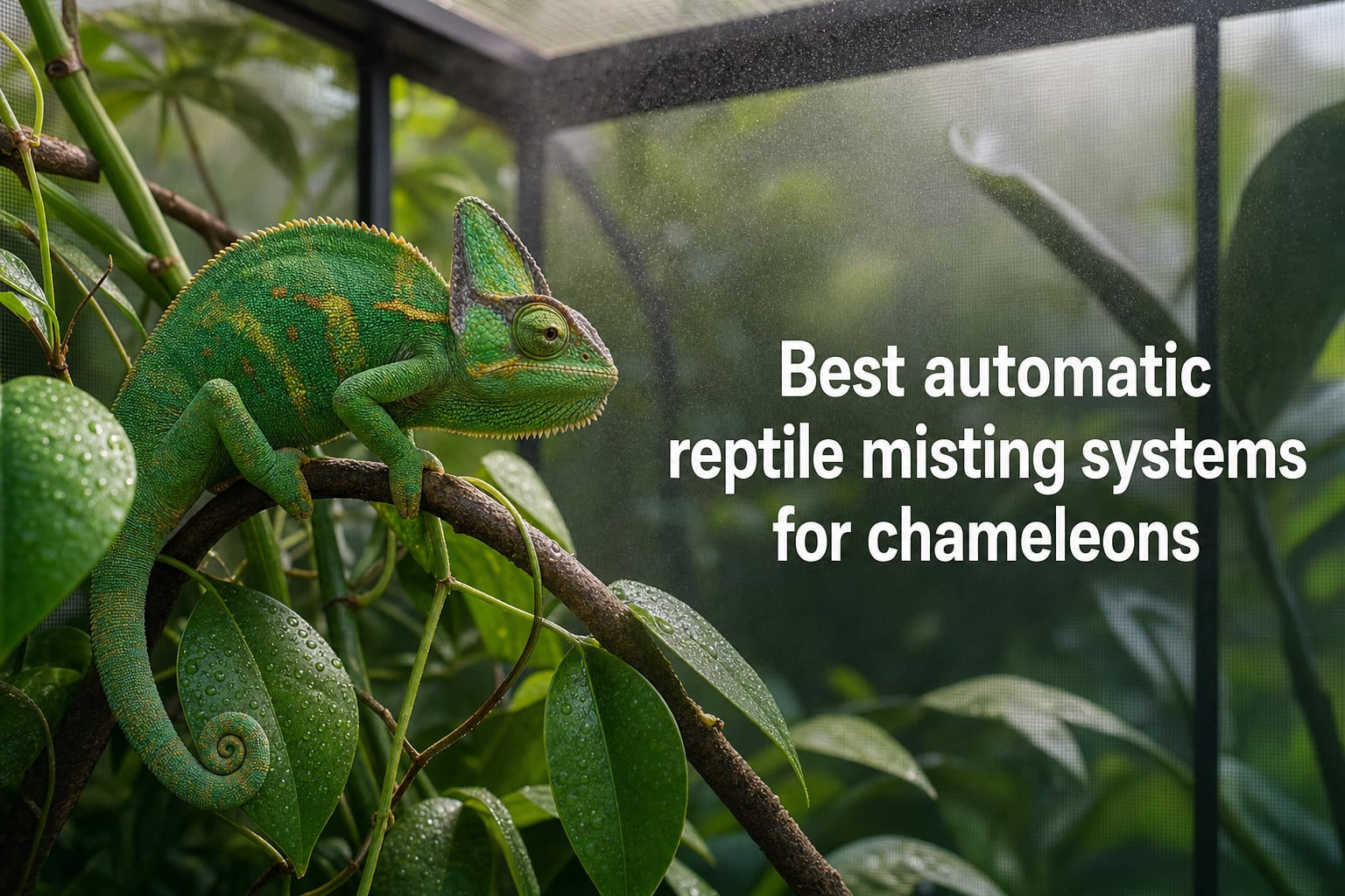 Best automatic reptile misting systems for chameleons