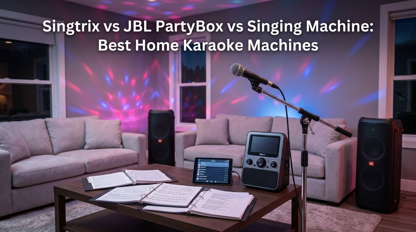 Singtrix vs JBL PartyBox vs Singing Machine: Best Home Karaoke Machines