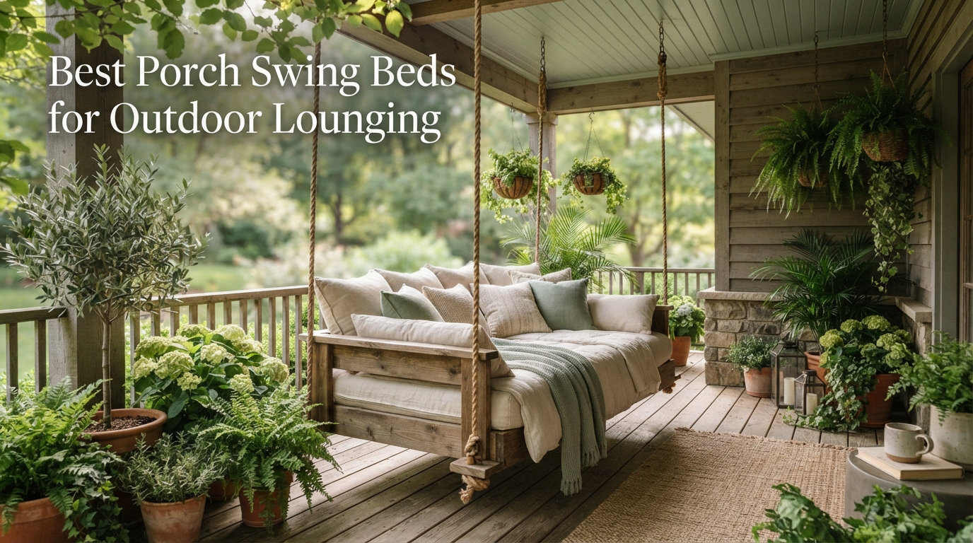 Best Porch Swing Beds for Outdoor Lounging