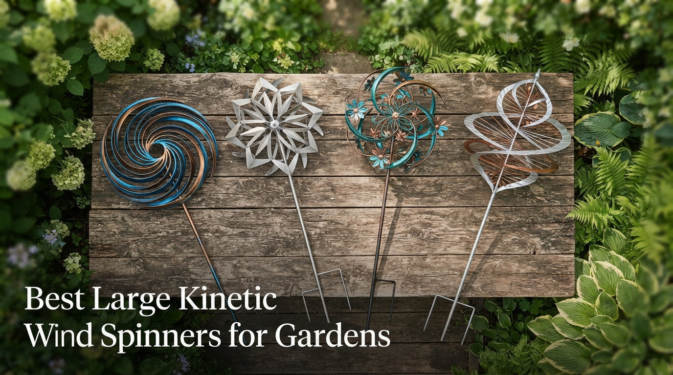 Best Large Kinetic Wind Spinners for Gardens