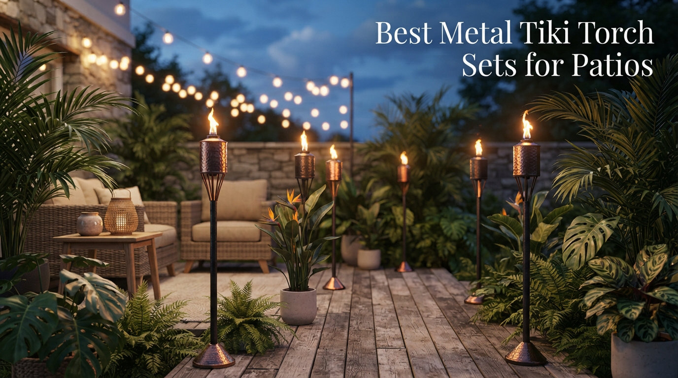 Best Metal Tiki Torch Sets for Patios