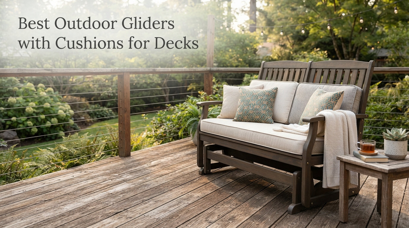 Best Outdoor Gliders with Cushions for Decks