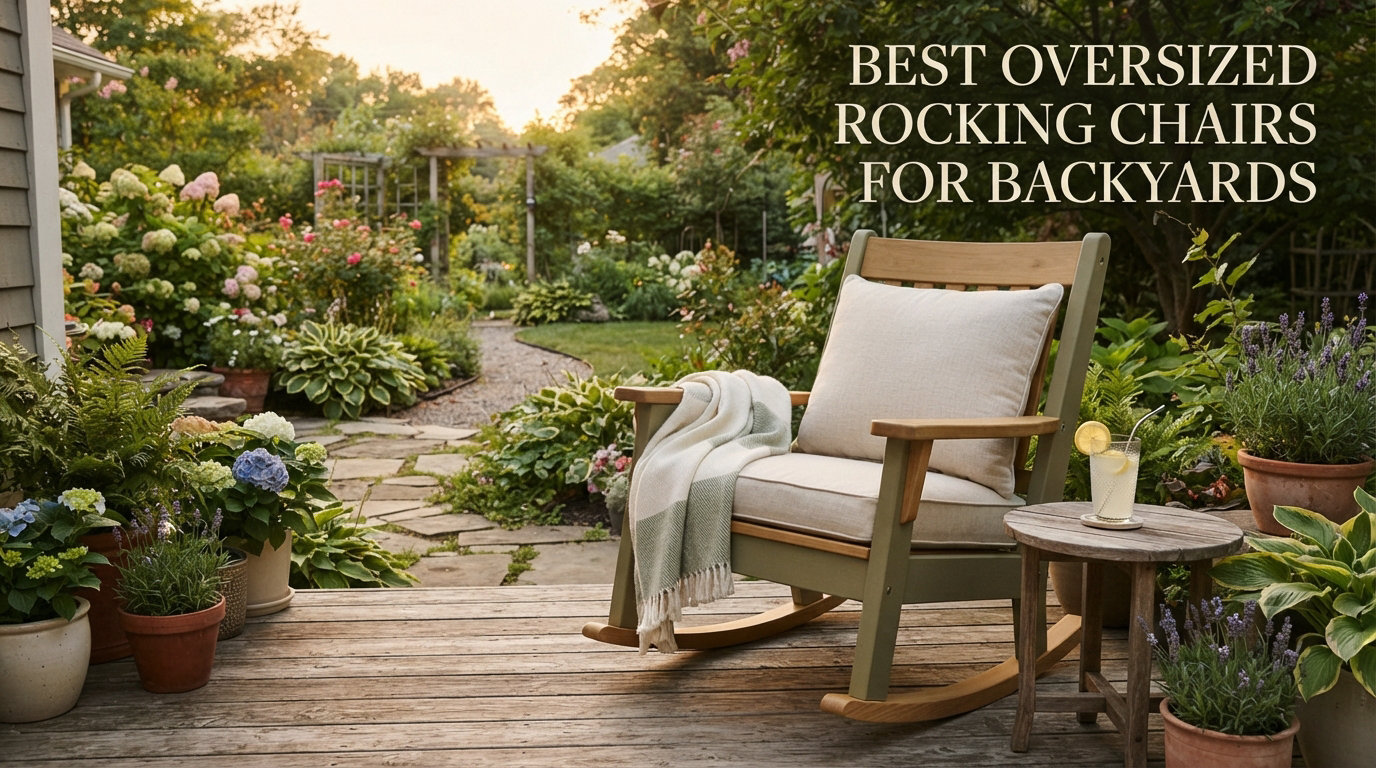 Best Oversized Rocking Chairs for Backyards