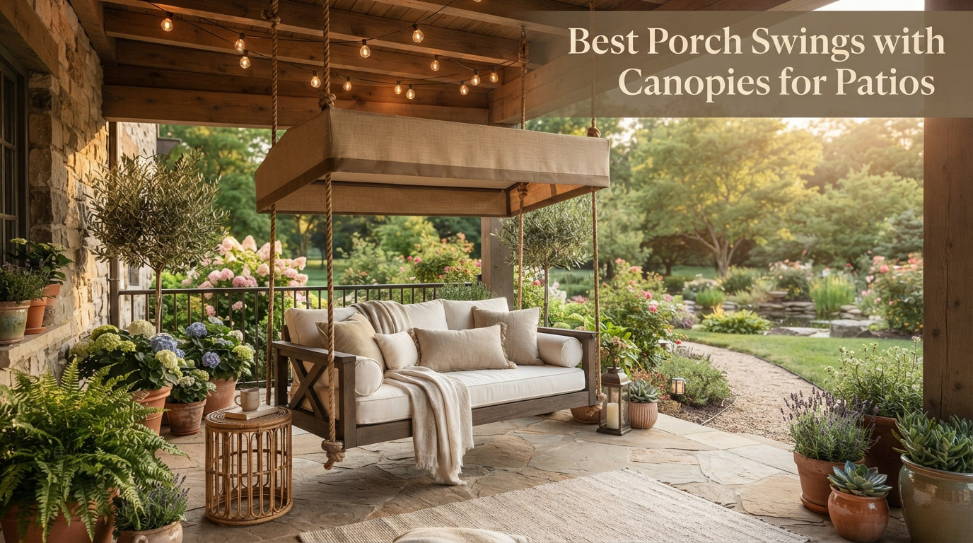 Best Porch Swings with Canopies for Patios